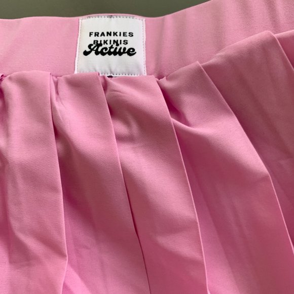 **RELISTED**BNWT FRANKIES BIKINI WINDY TENNIS MINI SKIRT PINK SZ XS - Picture 8 of 12
